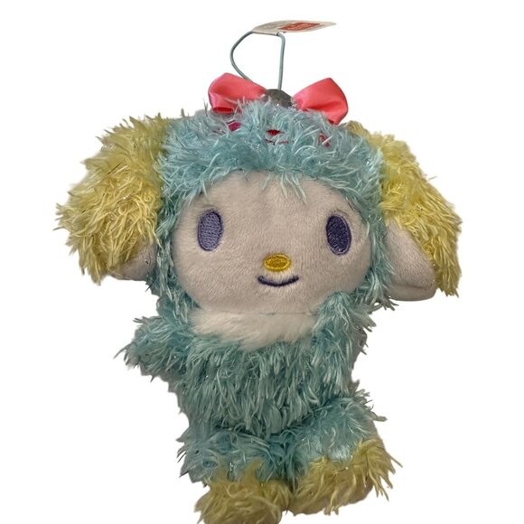Sanrio Other - Sanrio My Melody Colorful Bunny Plush 6" With Pink Bow & Yellow Ears Gift Easter